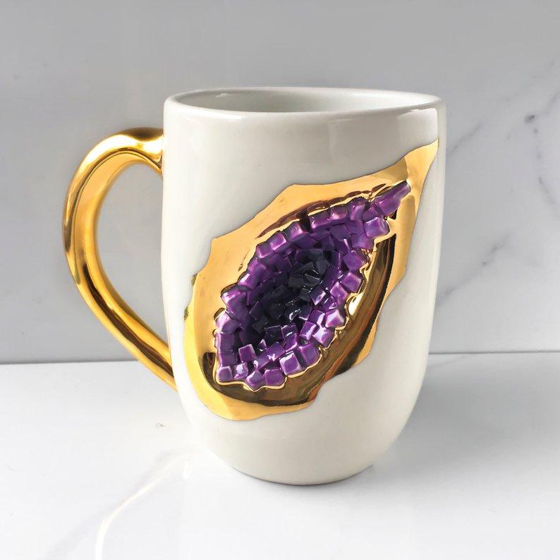 Geode Mug in Amethyst