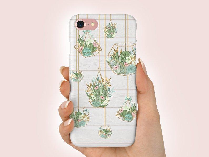 Succulent Phone Floral Case