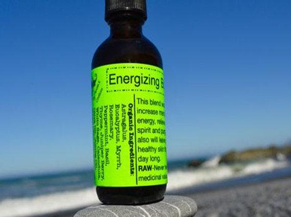 Organic Energizing Body Oil Raw Vegan